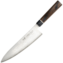 Dellinger Japan Gyuto/Chef Knife Suncraft VG-10 Black Damascus 200 mm - KNIFESTOCK