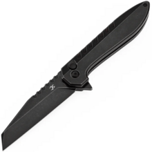 Kansept Kosame Blackwash 154CM,Blackwash Ti with Black & Red G-mascus T1093F5 - KNIFESTOCK