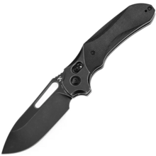 Kansept knives Quasar Blackwash 154CM 3CR,Black Micarta T1099V2 - KNIFESTOCK