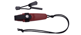 Morakniv Eldris Nekmes Rood, met Vuurstarter Kit Roestvrij 1St/Doos 12864 - KNIFESTOCK