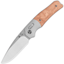QPS Vault 14C28N, 2 toners finish stonewash - satin,,Handtag: Anodiserad aluminium bo - KNIFESTOCK