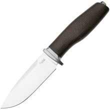 Lion Steel Feststehendes Messer M390 Klinge, GRÜNES Burlap, Ti-Parierstange, Lederscheide AH BLG - KNIFESTOCK