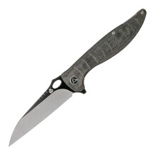 QSP Couteau Locust, Lame Satinée 154CM, Manche Micarta Noir QS117-B - KNIFESTOCK
