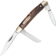 Schrade Old Timer 2 3/4" Închis Junior cu Mâner din Lemn de Fier de Deșert. Oțel 7Cr17MoV. - KNIFESTOCK