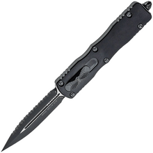 MICROTECH Dirac Delta D/E Black Full Serration Tactical 227-3T - KNIFESTOCK
