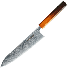 Dellinger Japan Gyuto/Chef Knife 240 mm Hokiyama Sakon Bokusui ROU-Wave - KNIFESTOCK