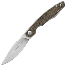 Viper BELONE Satin M390, titanium Dark Gold Matter Carbon Fiber V5970TIFCG - KNIFESTOCK