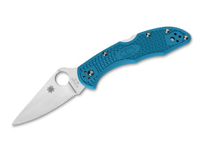 Spyderco DELICA FLAT GROUND MODRÝ 01SP663 - KNIFESTOCK