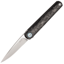 MKM FLAME Marble carbon fiber handle with titanium frame BÖHLER M390 - DROP POINT MK FL01-FCT - KNIFESTOCK