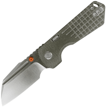 Vosteed Hedgehog S35VN Satin & Brushed,Olive Green Micarta - KNIFESTOCK
