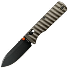 Vosteed Vombat M390 Black Stonewash Aluminum Olive Green A4105 - KNIFESTOCK