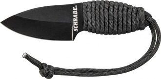 Cuțit de gât mic Schrade, oțel 8Cr13MoV, mâner înfășurat cu paracord - KNIFESTOCK