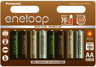 Panasonic Eneloop R6/AA 1900mAh, 8 stuks BK-3MCCE/8UE - KNIFESTOCK