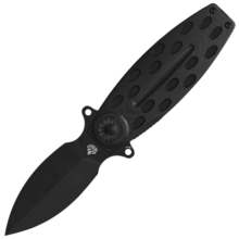 QSP Knife Beetle Pocket knife Blade:14C28N, dark coating, G10, Linerlock QS162-B - KNIFESTOCK
