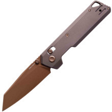 Vosteed Parallel S35VN Cuivre Dune Titane Violet Rougeâtre Foncé A3505 - KNIFESTOCK