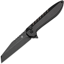 Kansept Kosame Blackwash 154CM Blackwash Titanium with Copper Carbon Fiber Inlay - KNIFESTOCK