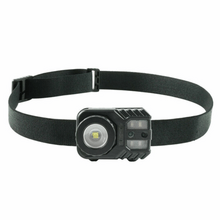 Technik čelovka s pogumovaním, LED CREE XPG-2, micro-USB, červené svetlo - KNIFESTOCK