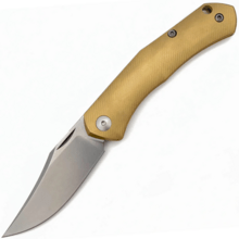 Giant Mouse ACE Jutland Slipjoint - Brass GM-JUTLAND-SJ-BRASS - KNIFESTOCK