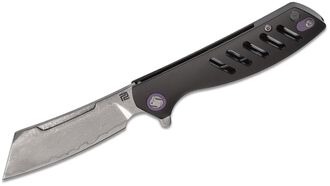 Artisan Tomahawk Damas/Titane noir 1815GSD-BK - KNIFESTOCK