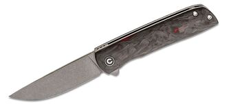 CIVIVI Bo Flipper CF Rood/Zwart Grijs Stonewashed C20009B-B - KNIFESTOCK