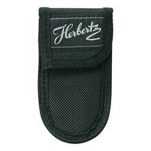 Étui pour couteau Herbertz, nylon noir, avec passant de ceinture, pour couteaux avec manche de 11 cm - KNIFESTOCK