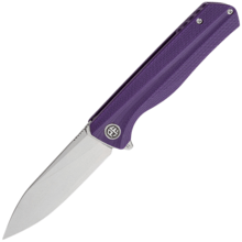 Petrified Fish PF818 Forward Stonewashed D2 Purple G10 PF818PW - KNIFESTOCK