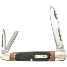 Schrade Old Timer Cigar Whittler 4" Cuțit pliabil cu 3 lame. Oțel 7Cr17MoV. - KNIFESTOCK