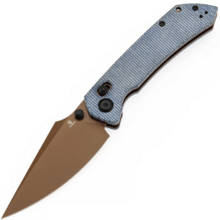 Tenable Knives Fenrir Rózsaarany Bevonatú Nitro V, Kék Micarta T1034V6 - KNIFESTOCK