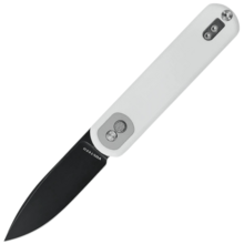 Vosteed Corgi 14C28N Black Stonewash White G10 CG3S01 - KNIFESTOCK