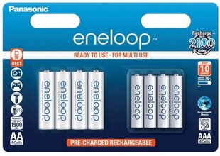 Panasonic Eneloop AA 1900 mAh 4st + AAA 750 mAh 4st KJMCCE44E - KNIFESTOCK