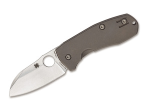 Spyderco TECHNO 2 TITANIUM PLAIN 01SP1012 - KNIFESTOCK
