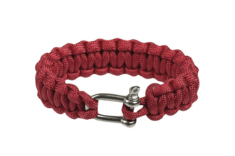 Mil-Tec PARA BRACCIALE METALLO 15mm. rosso XL 16370310-905 - KNIFESTOCK