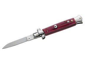 Herbertz Herbertz Couteau à ressort, AISI 420, plastique, rouge 237321 - KNIFESTOCK
