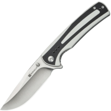 Sencut Regnator White / Black G10 HandleSatin Finished 9Cr18MoV BladeLiner Lock - KNIFESTOCK