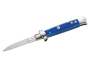Herbertz Herbertz Couteau à ressort, AISI 420, plastique, bleu 237521 - KNIFESTOCK