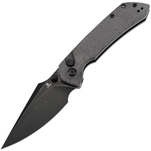 Tenable Knives Fenrir Blackwash 14C28N, Svart Micarta - KNIFESTOCK