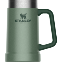 Stanley 10-02874-033 The Big Grip Beer Stein 0,70 l Hammertone Green  - KNIFESTOCK