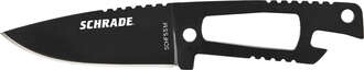 Schrade Extreme Survival Petit Couteau Fixe Drop Point Lame 7Cr17MoV, Résine de Nylon, Étui avec Cha - KNIFESTOCK