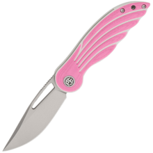 Petrified Fish PFE06 Nightingale Sand blasting 14C28N Pink G10 PFE06PKP - KNIFESTOCK