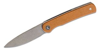 CIVIVI Stylum Front Flipper Micarta Maro Spălare cu Piatră Gri C20010B-A - KNIFESTOCK