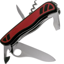 Victorinox FORESTER M Grip, 111 mm, červená/černá - KNIFESTOCK