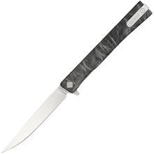 Ocaso Solstice Engraved Titanium + Satin / Topo Pattern 10ETS - KNIFESTOCK