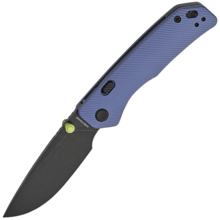 Vosteed Marten 154CM Black Stonewash Aluminium Violet A1603 - KNIFESTOCK