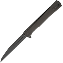 Ocaso Solstice Titanium + Black / Wharncliffe 8WTB - KNIFESTOCK