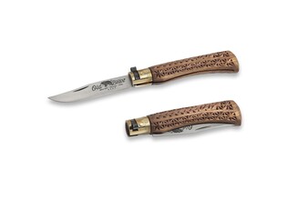 OLD BEAR® ROZSDAMENTES ACÉL, FARAGOTT DIÓFA NYÉL S 9307/17_LNI - KNIFESTOCK