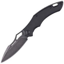FOX KNIVES EDGE SPARROW BLACK G10, 9Cr13 BLACK STONE WASH FE-034 - KNIFESTOCK