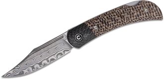 CIVIVI Rustic Gent Damascus Micarta Tan C914DS-2 - KNIFESTOCK