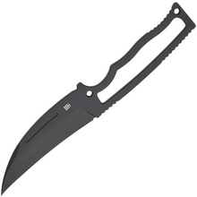 Halfbreed Blades Compact Field Knife - Fixed Blade - Pikal CFK-02 BLK - N690 - KNIFESTOCK