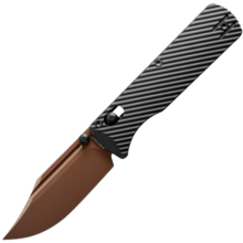 Vosteed Vombat M390 Copper Dune Aluminum Black A4106 - KNIFESTOCK