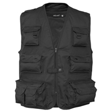 Mil-Tec GILET DE CHASSE ET DE PÊCHE noir 10701002-902 - KNIFESTOCK